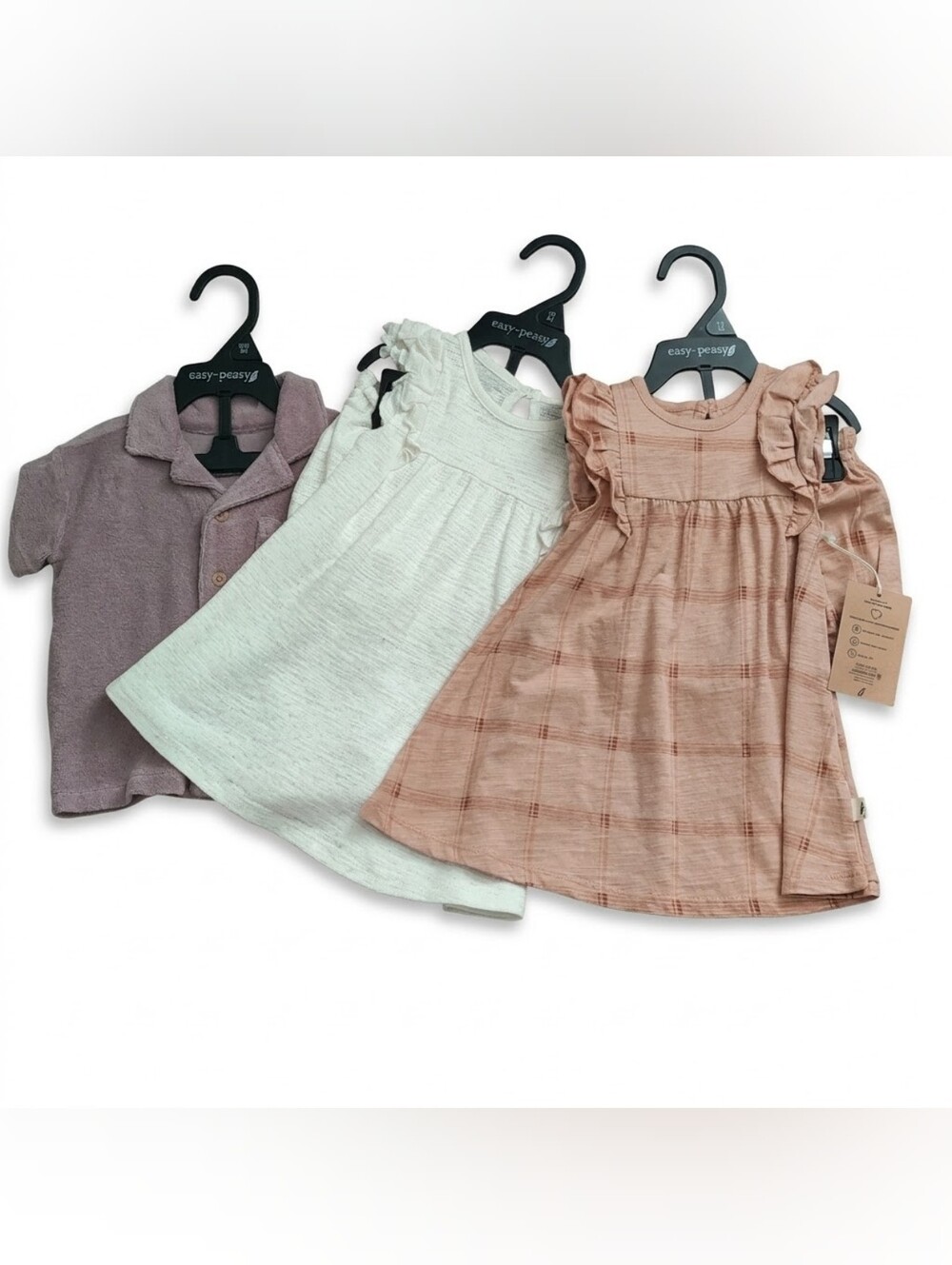 Lot of 3 Girls Easy Peasy 2 Piece Short Sets
